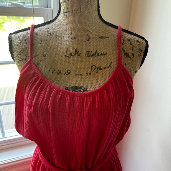 Nordstrom Socialite Belted Midi Summer Dress With Pockets. Size Large. NWT. - Picture 11 of 11